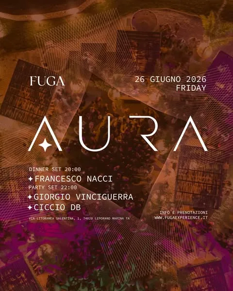 AURA · When the Sun Goes Down al FUGA
