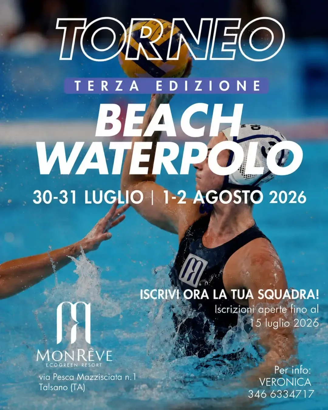 Torneo di Beach Waterpolo · 3ª edizione al Mon Rêve