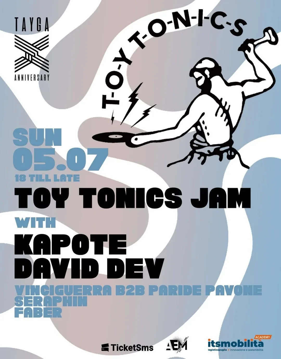 Toy Tonics Jam al Tayga Beach · Kapote + David Dev