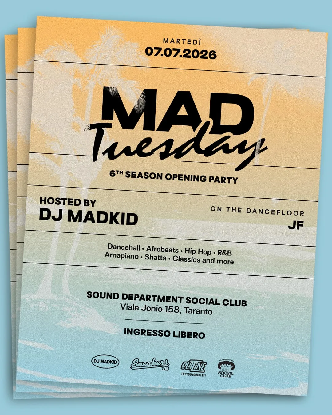 Mad Tuesday · dancehall & afrobeats al Sound Department