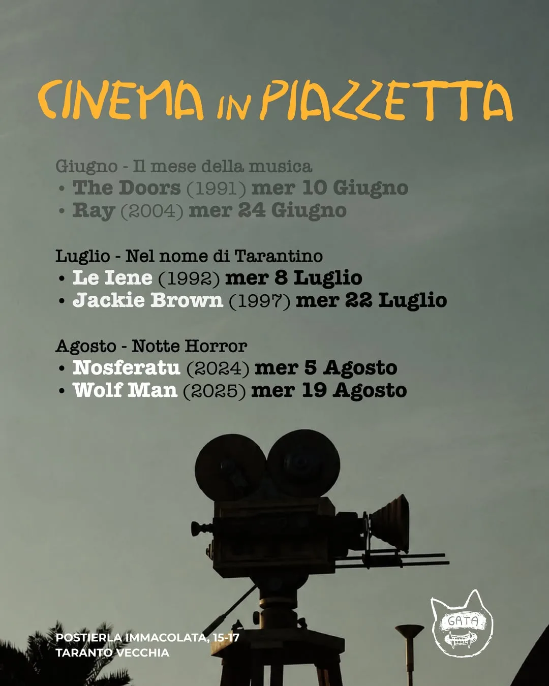 Cinema in Piazzetta · Wolf Man (Notte Horror)