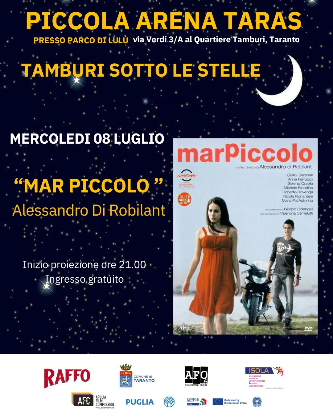 Tamburi sotto le stelle · "Mar Piccolo" al Parco di Lulù