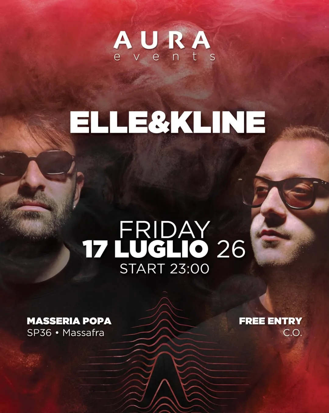AURA Events · Elle&Kline, Philya, Enea @ Masseria Popa