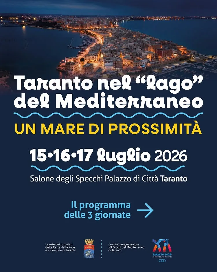 Taranto nel "lago" del Mediterraneo · un mare di prossimità