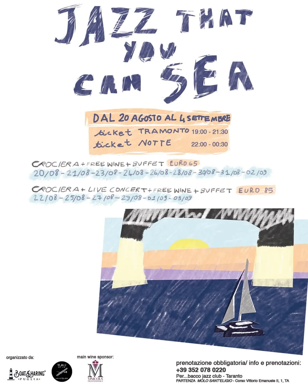 Per…Bacco Jazz Club · Jazz That You Can Sea (crociera + live)