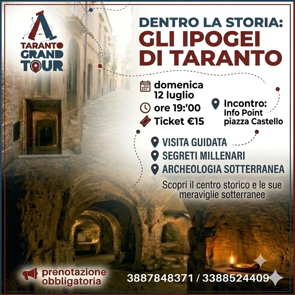 Dentro la Storia · gli Ipogei di Taranto · 12 luglio