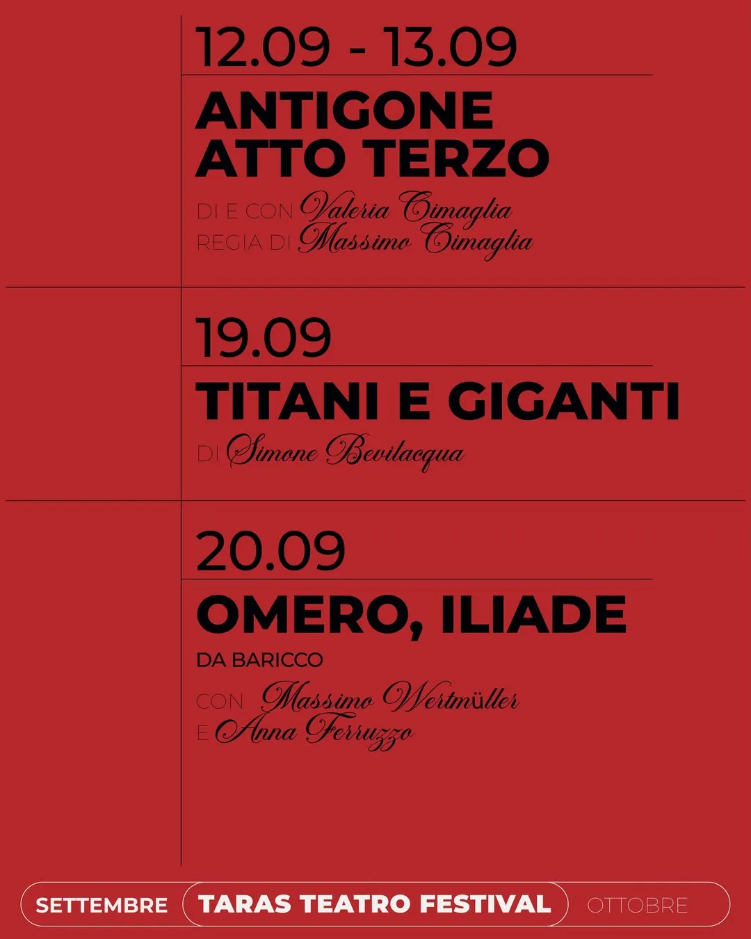Taras Teatro Festival · IV edizione