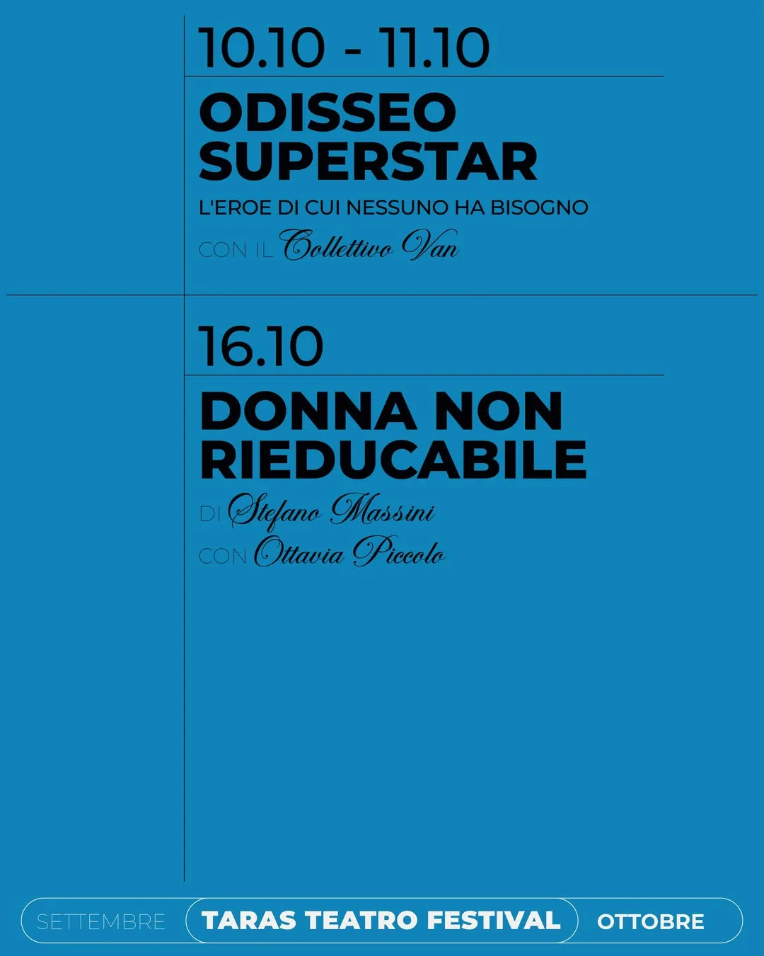 Taras Teatro Festival · IV edizione