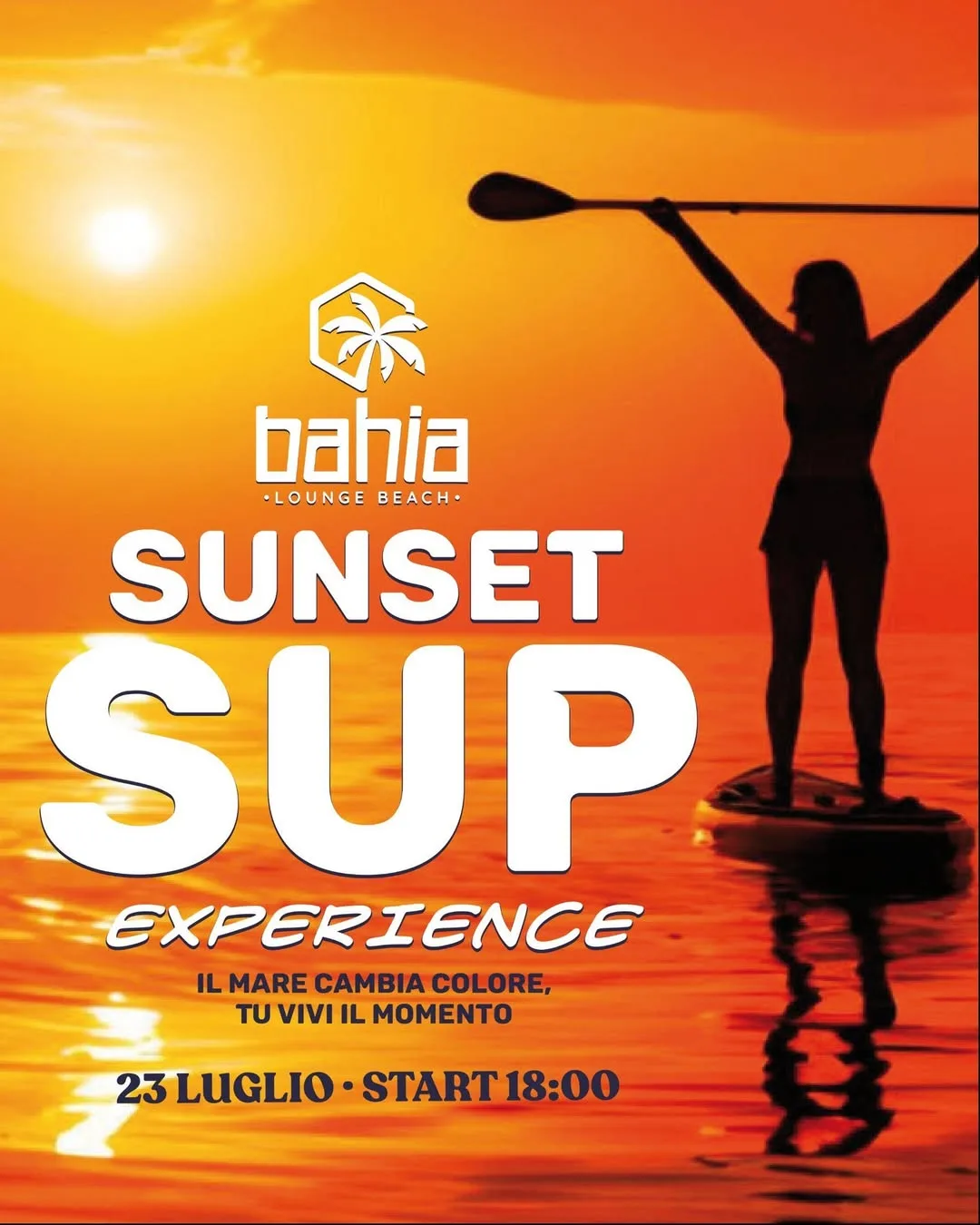 Sunset SUP Experience & Aperitivo al Bahia Lounge Beach