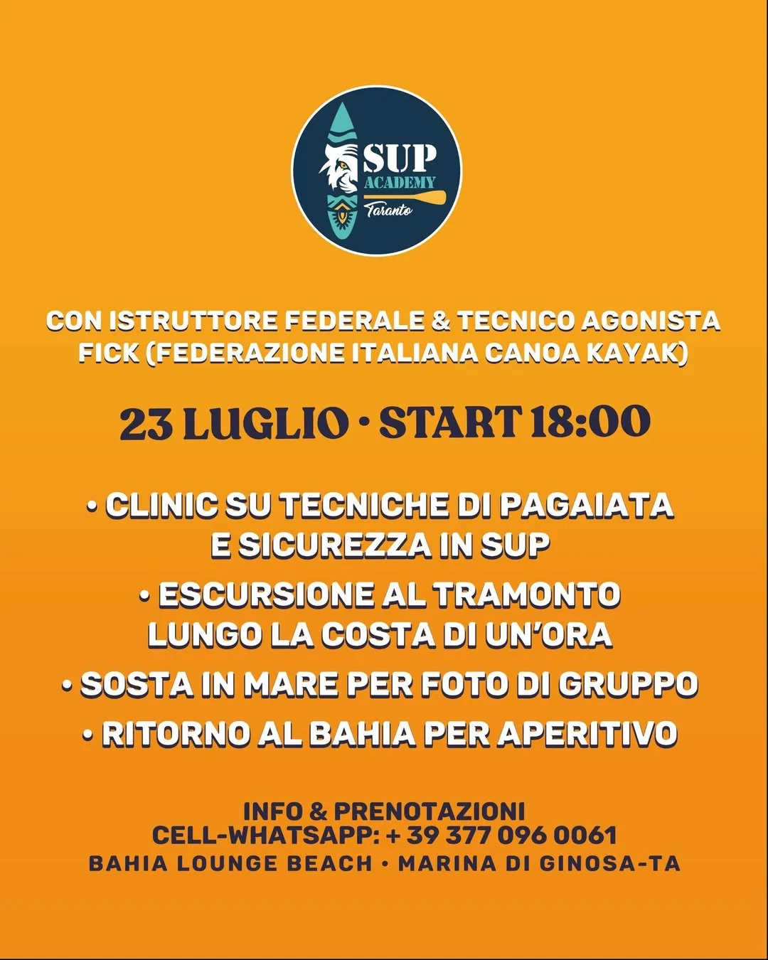 Sunset SUP Experience & Aperitivo al Bahia Lounge Beach