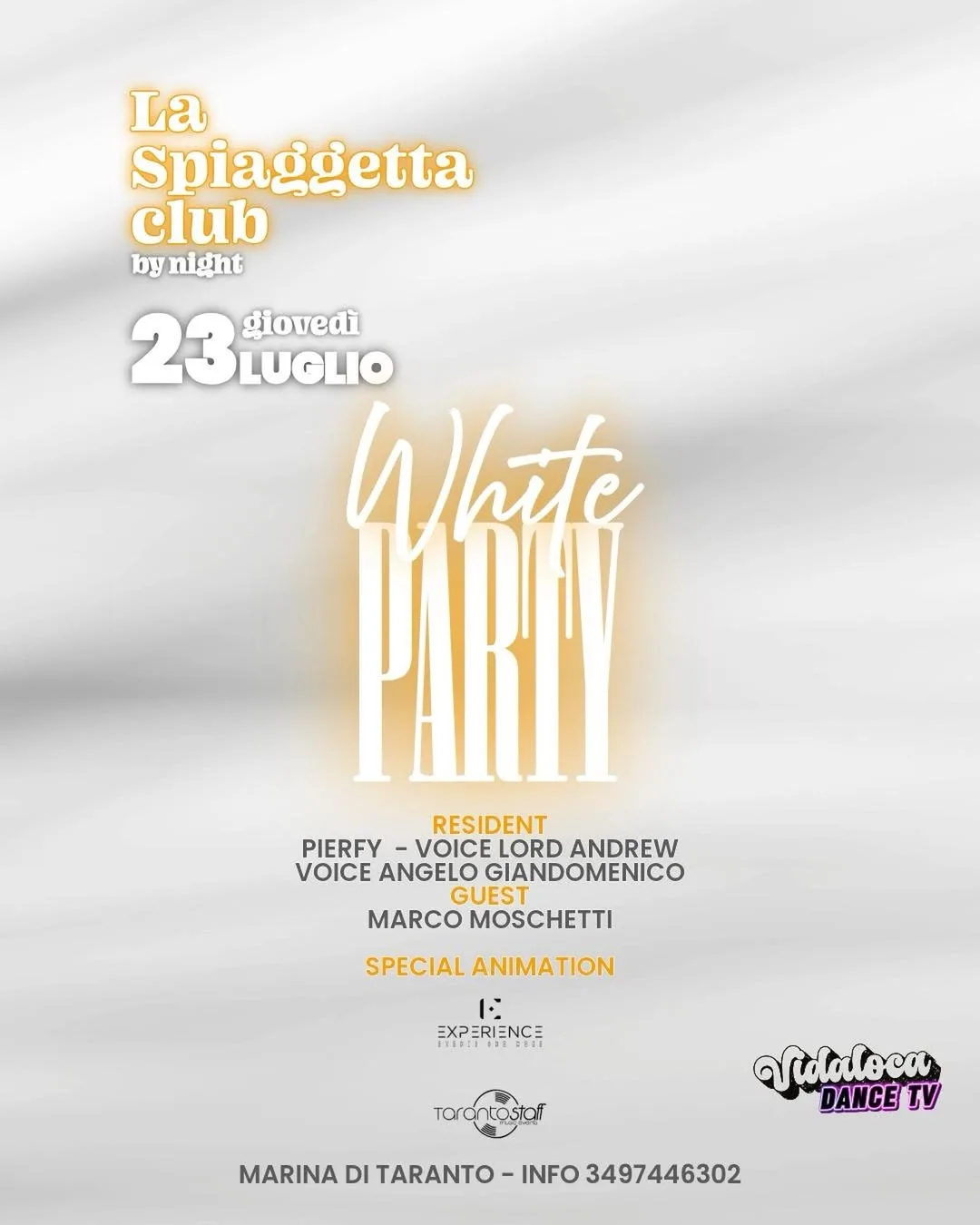 La Spiaggetta Club · W-Party, la notte White