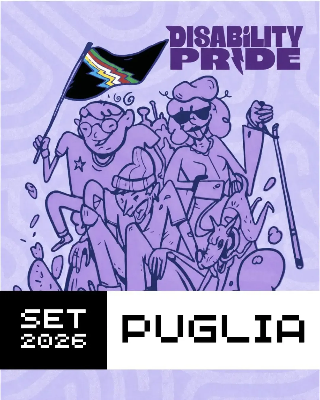 Disability Pride Puglia · il corteo di Taranto