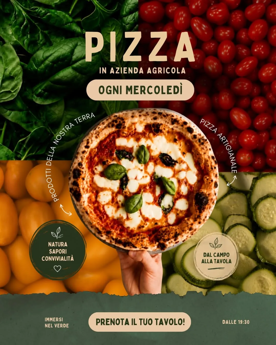 Il mercoledì della pizza all'Agricola Manni