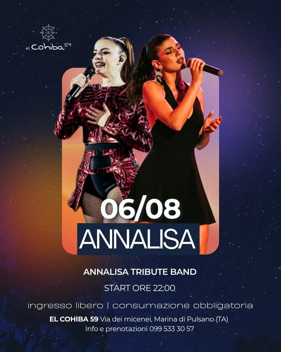 El Cohiba 59 · Annalisa Tribute Band