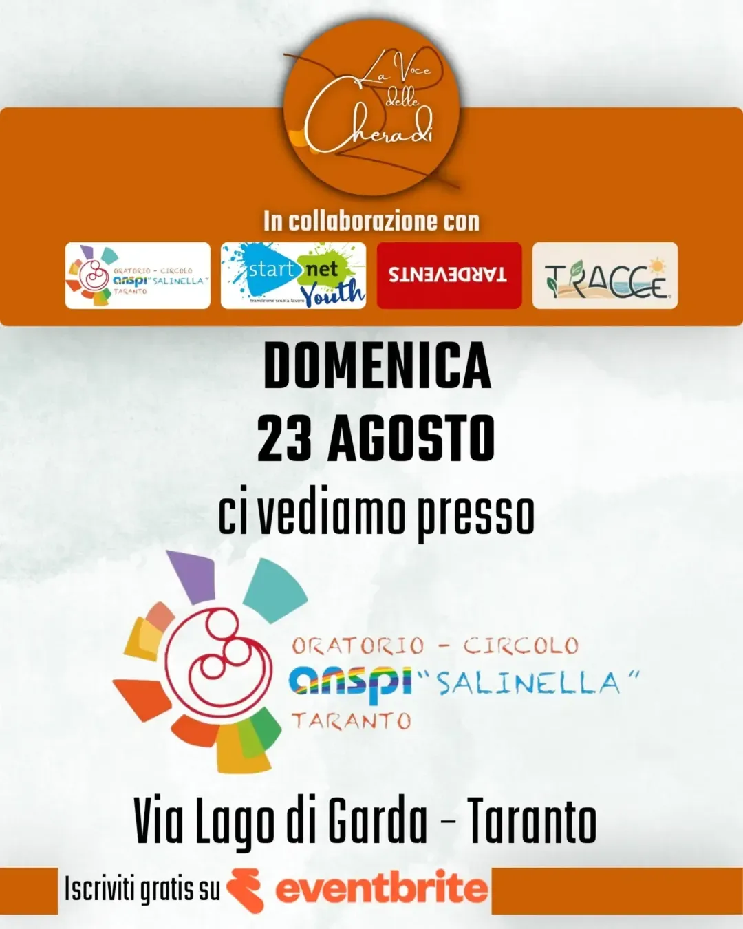 Idee e sogni per Taranto · confronto under 35 alla Salinella