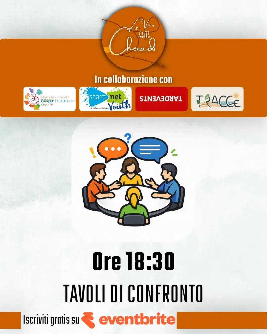 Idee e sogni per Taranto · confronto under 35 alla Salinella