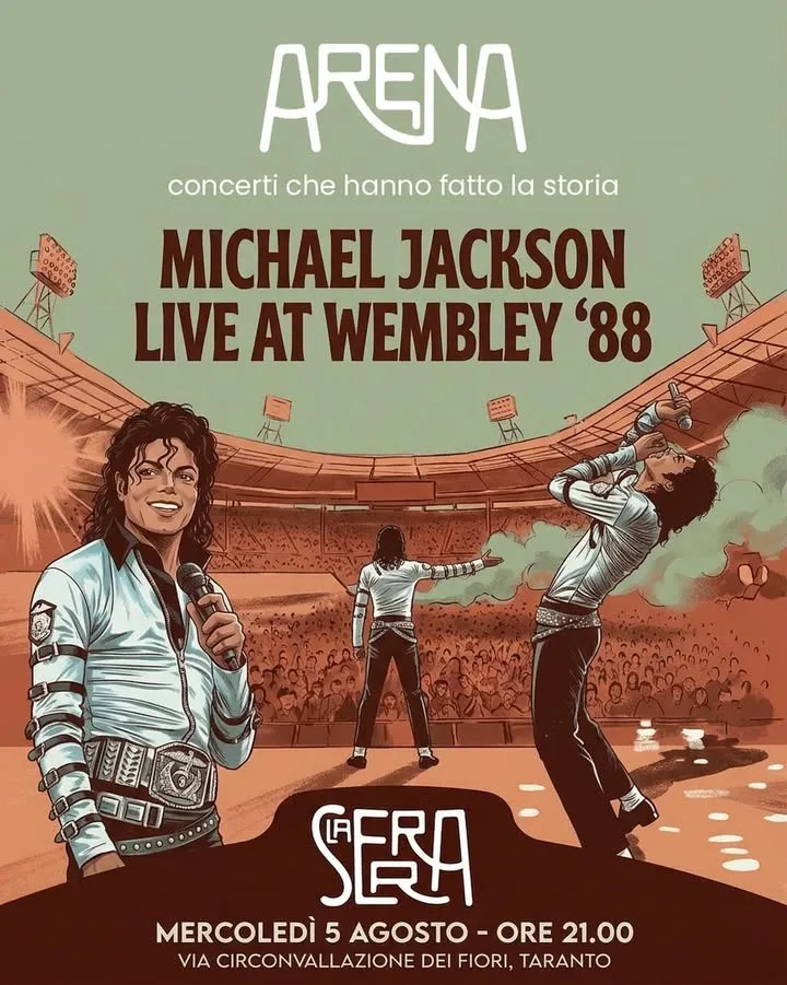 Michael Jackson Live at Wembley ’88 alla Serra