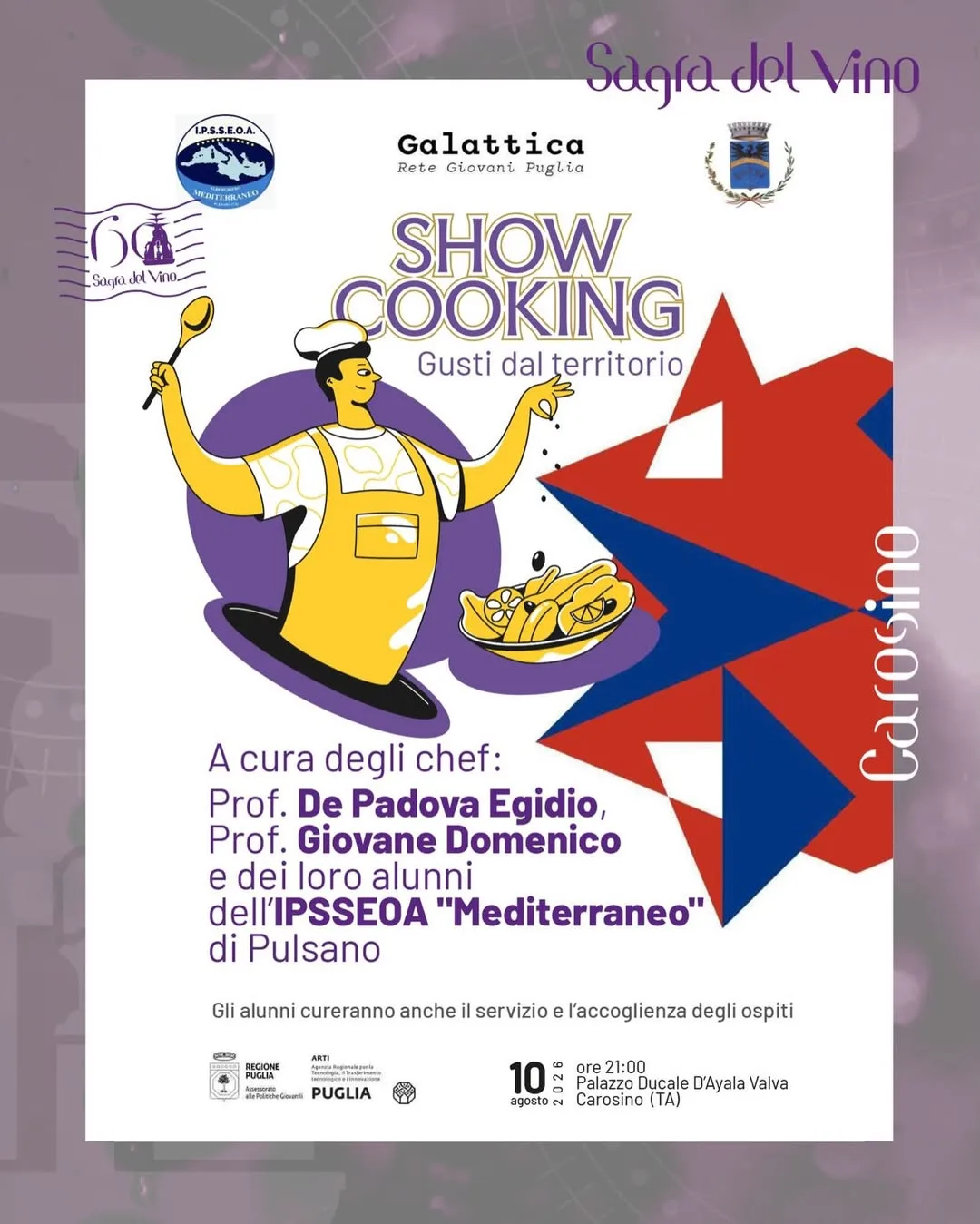 Show Cooking · Gusti dal Territorio al Palazzo Ducale