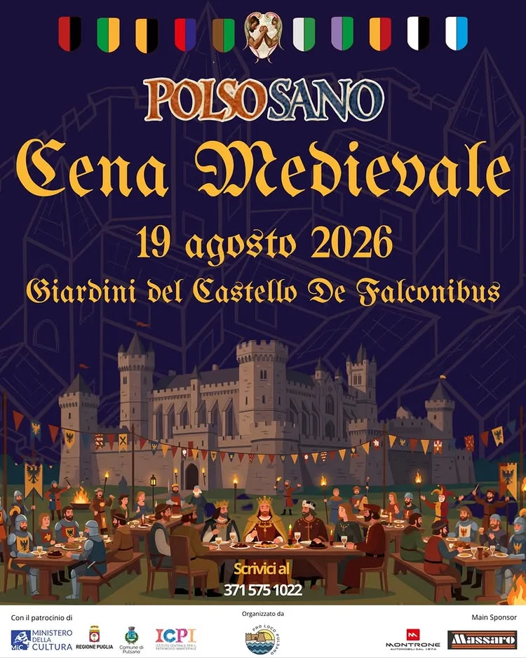Cena Medievale ai Giardini del Castello De Falconibus