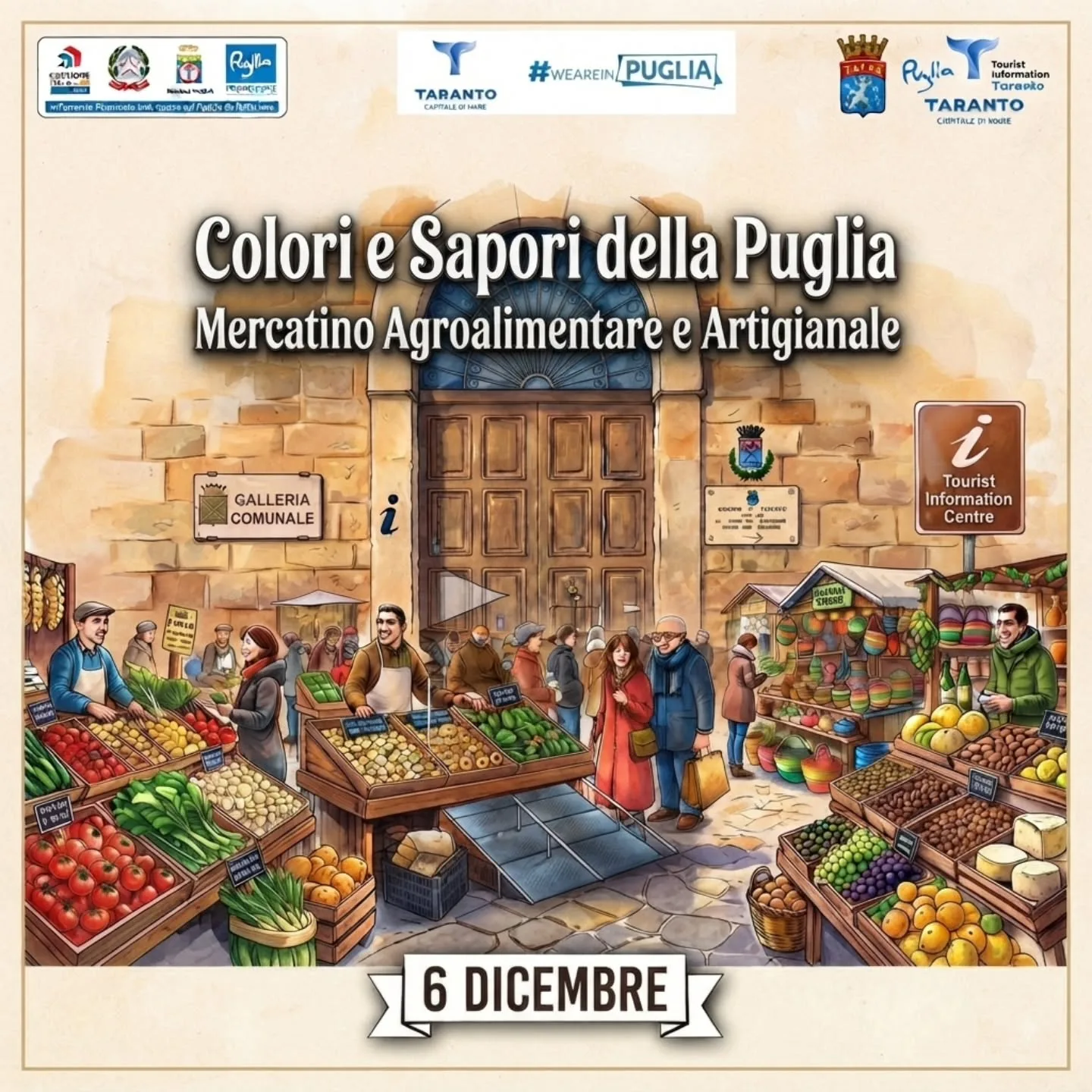 Colori e Sapori della Puglia · mercatino agroalimentare e artigianale