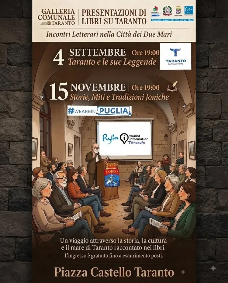 Presentazione di libri su Taranto · Storie, Miti e Tradizioni Joniche