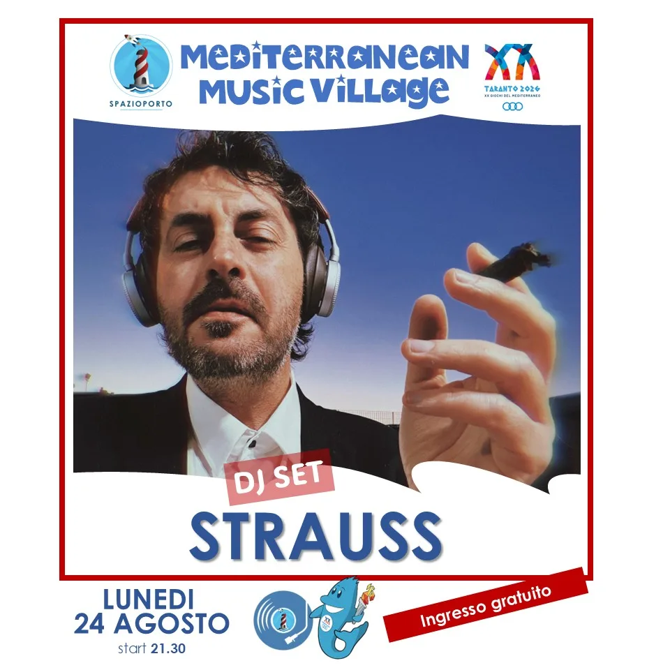 David Strauss dj set al Mediterranean Music Village