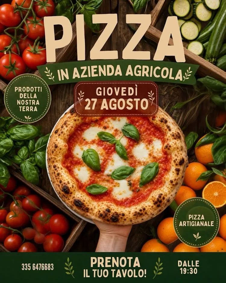 Pizza in azienda agricola alla Masseria Manni