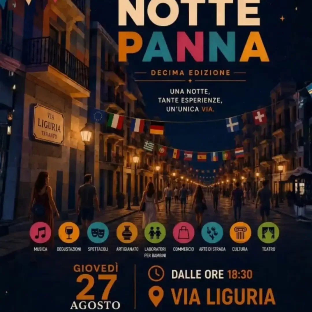 Notte Panna · decima edizione in Via Liguria