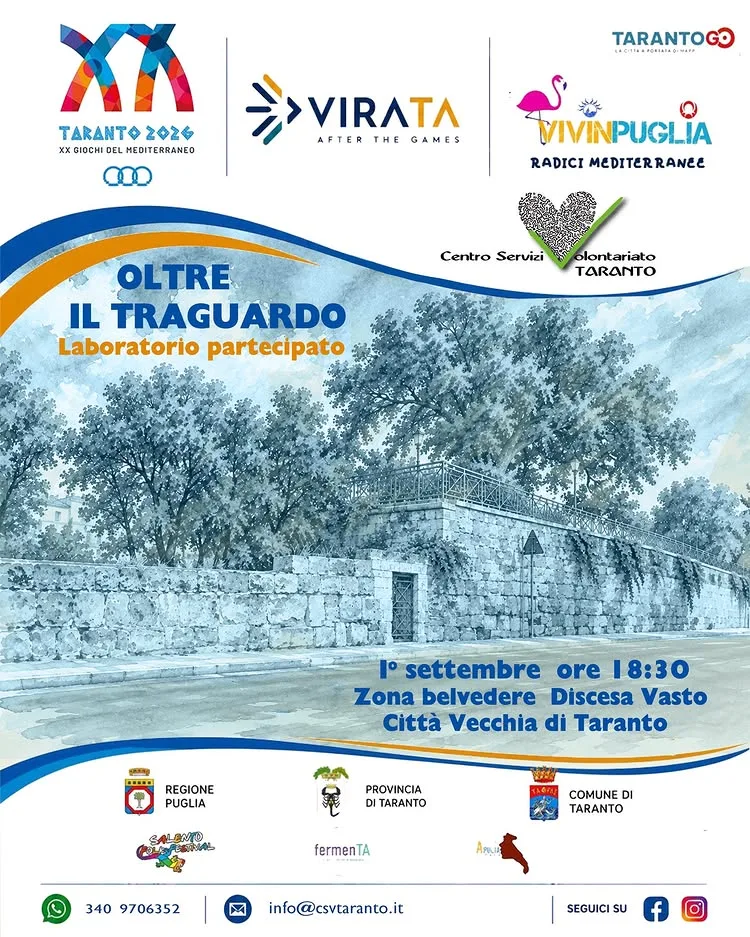 Oltre il Traguardo · laboratorio partecipato del CSV Taranto