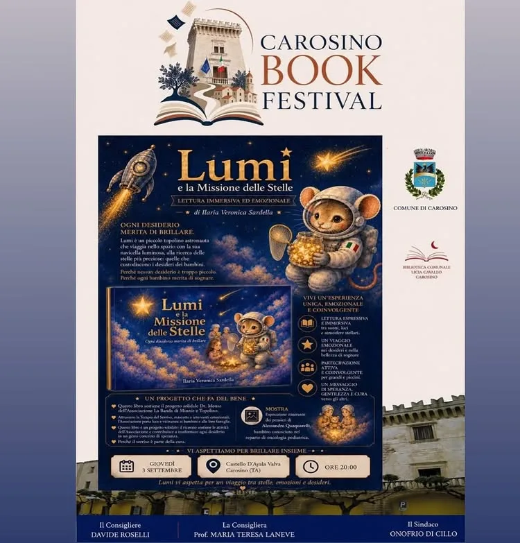 Carosino Book Festival · Lumì e la missione delle stelle