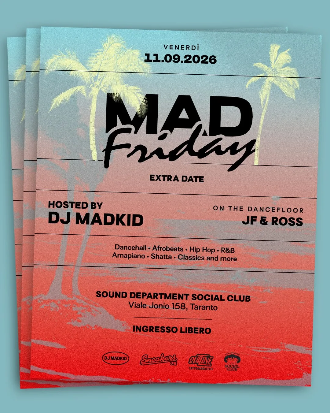 Mad Friday · dancehall e afrobeats con dj MadKid