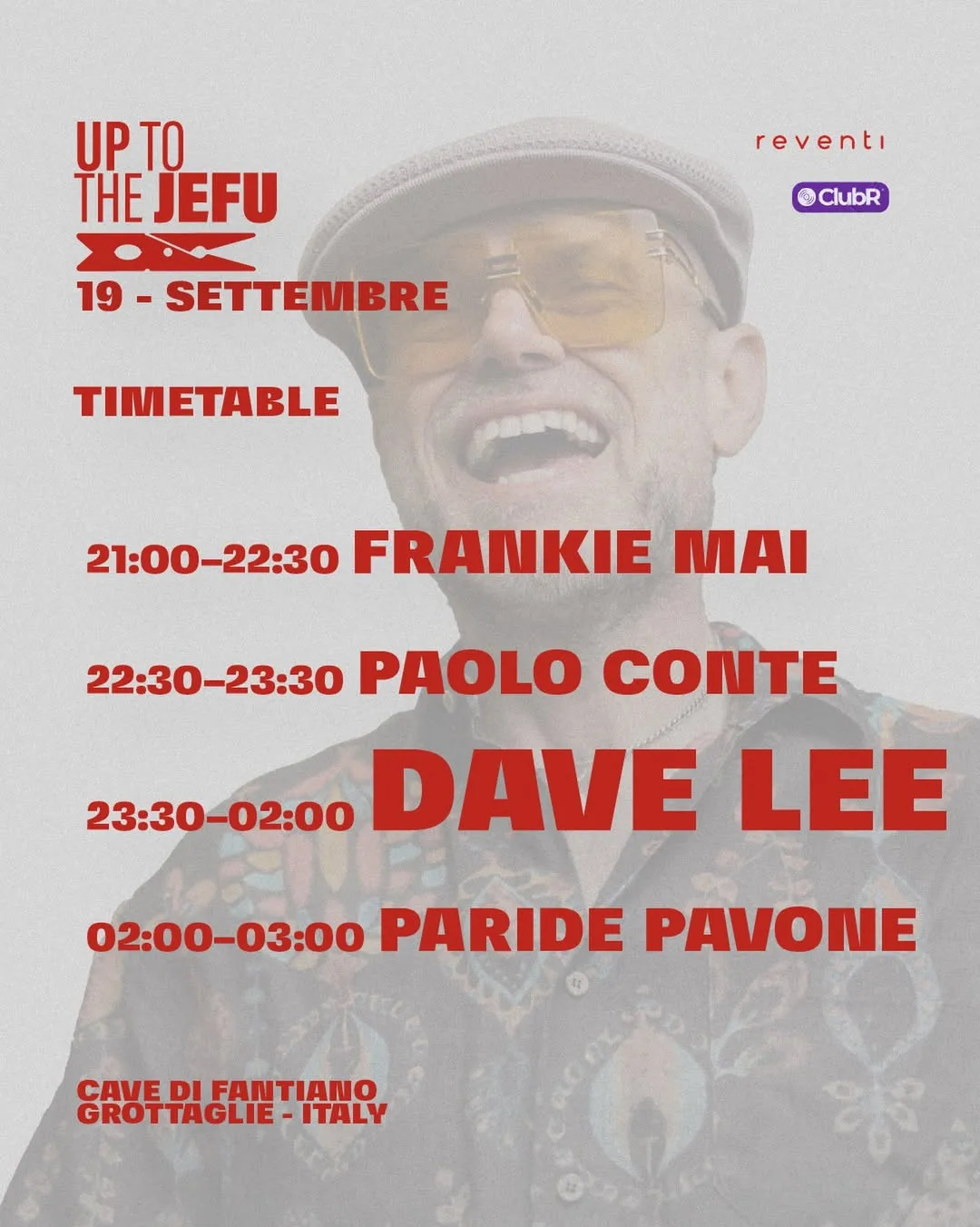 Up to the Jefu · Dave Lee per i dieci anni