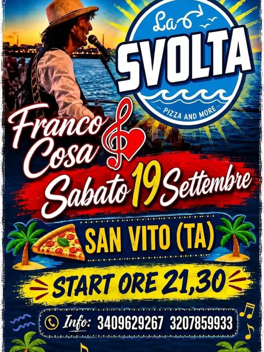 Franco Cosa · musica dal vivo e pizza