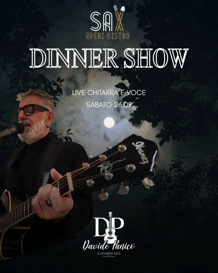 Dinner show · Davide Panico chitarra e voce