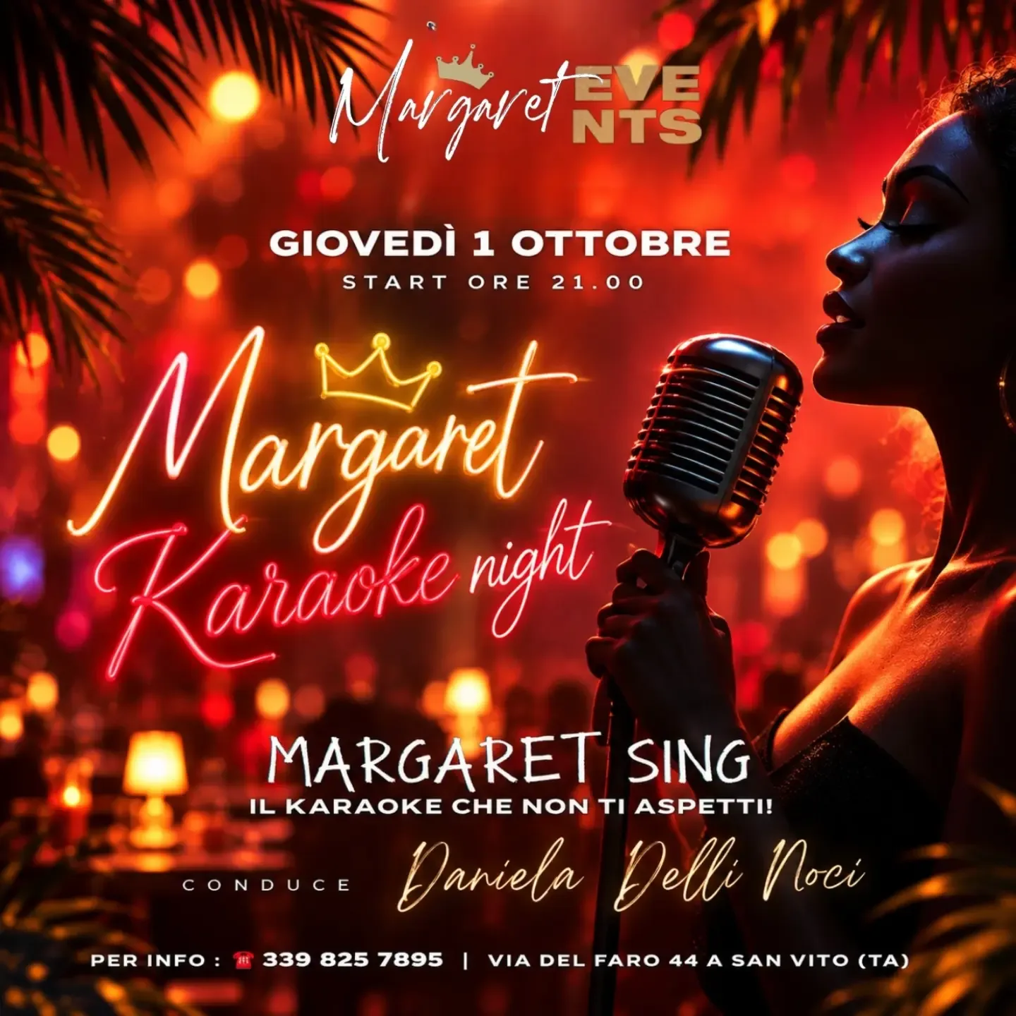Margaret Sing · karaoke night con Daniela Delli Noci