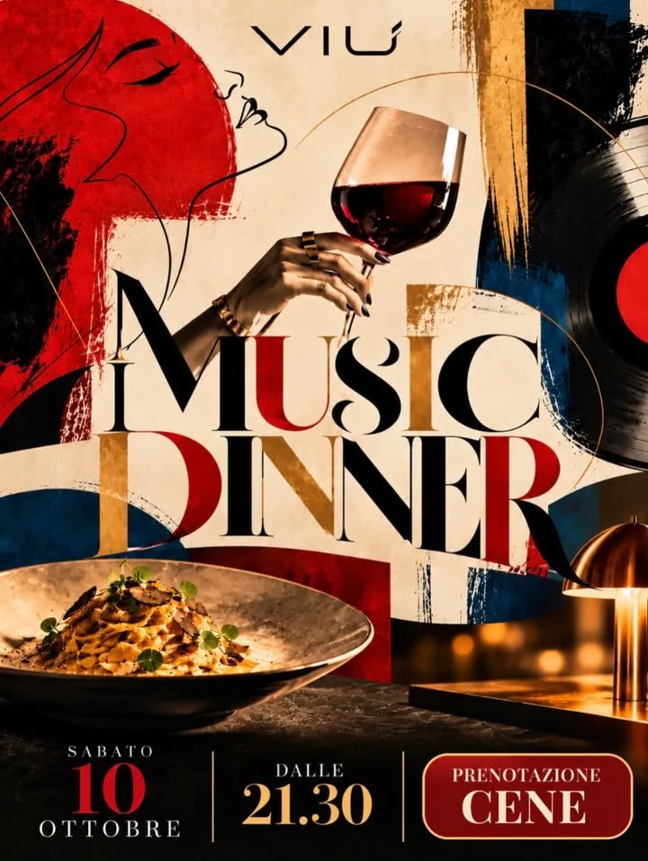 Music Dinner · cena con musica al Viù