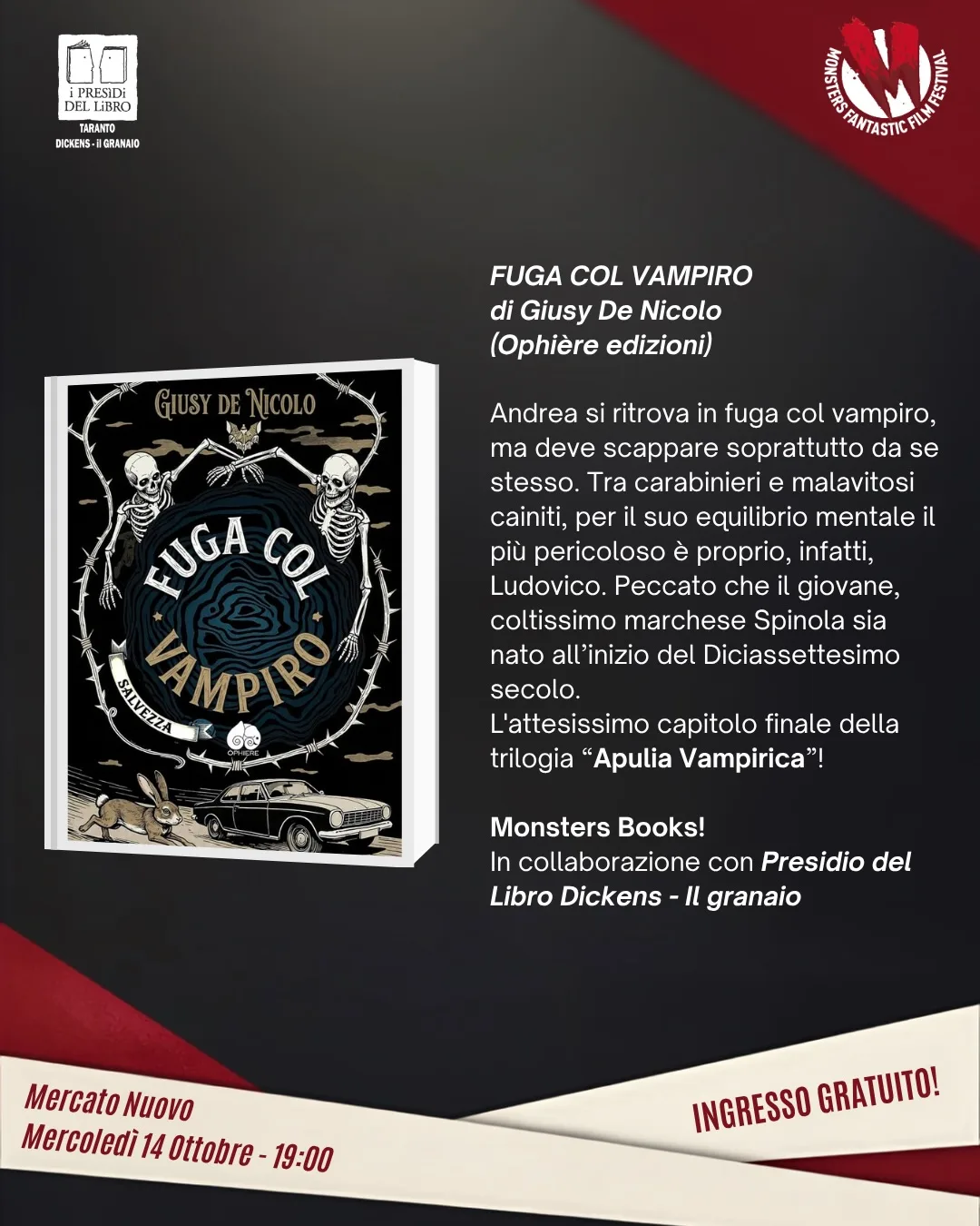 Aspettando Monsters · Fuga col vampiro e Pensione Paura