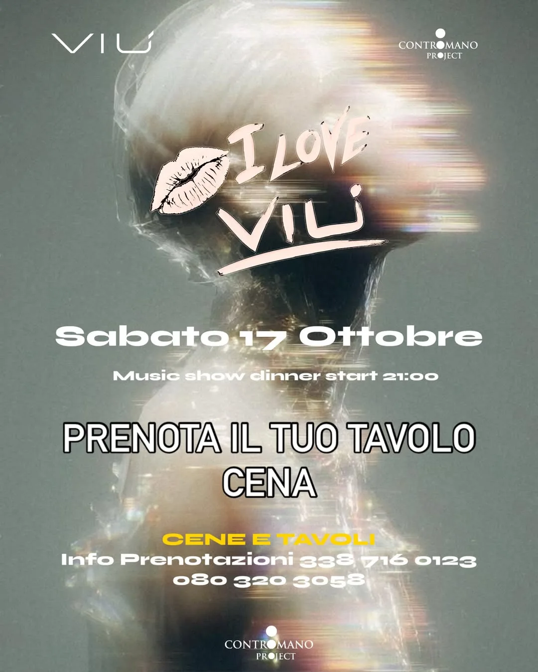 I Love Viù · music show dinner