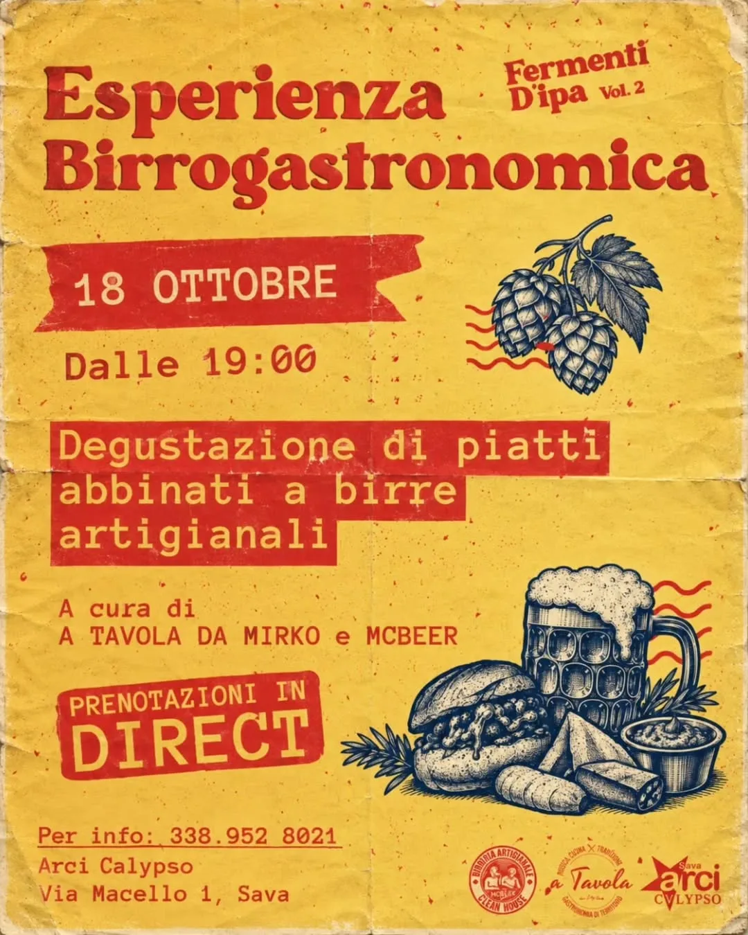 Fermenti d’Ipa vol. 2 · degustazione birrogastronomica