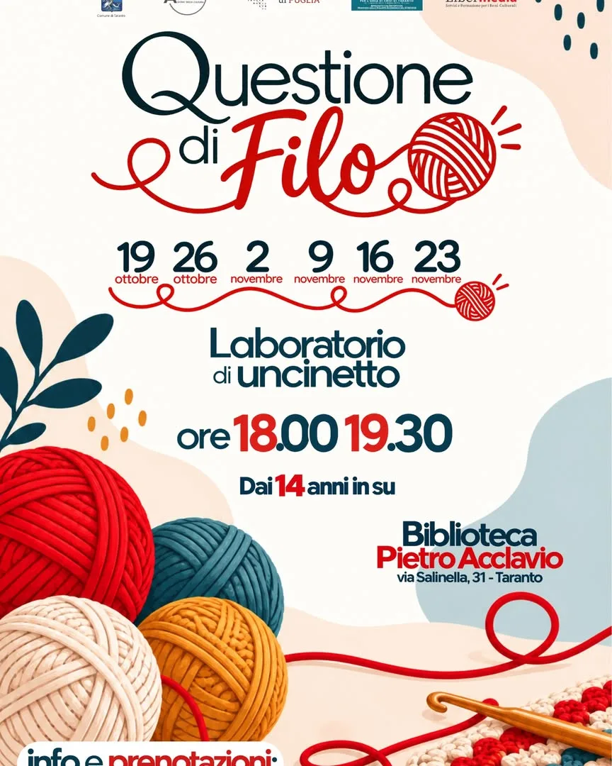 Questione di Filo · laboratorio di uncinetto