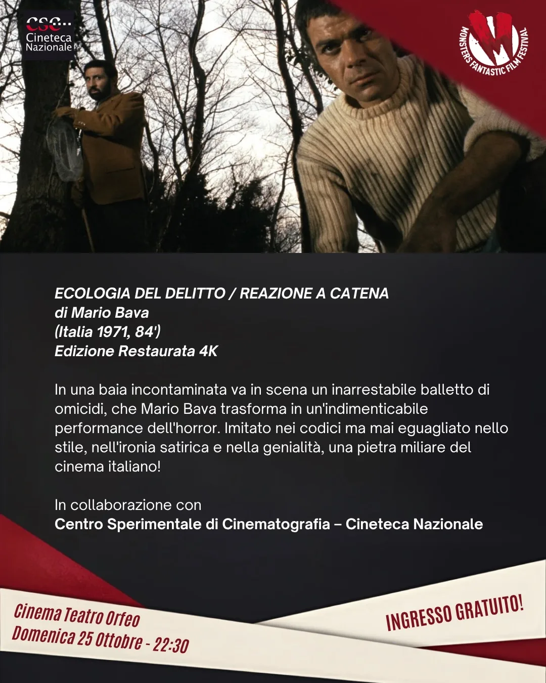 Ecologia del delitto di Mario Bava · restauro 4K