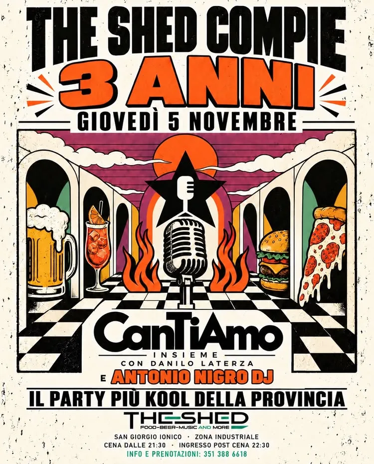 The Shed compie 3 anni · Cantiamo Insieme