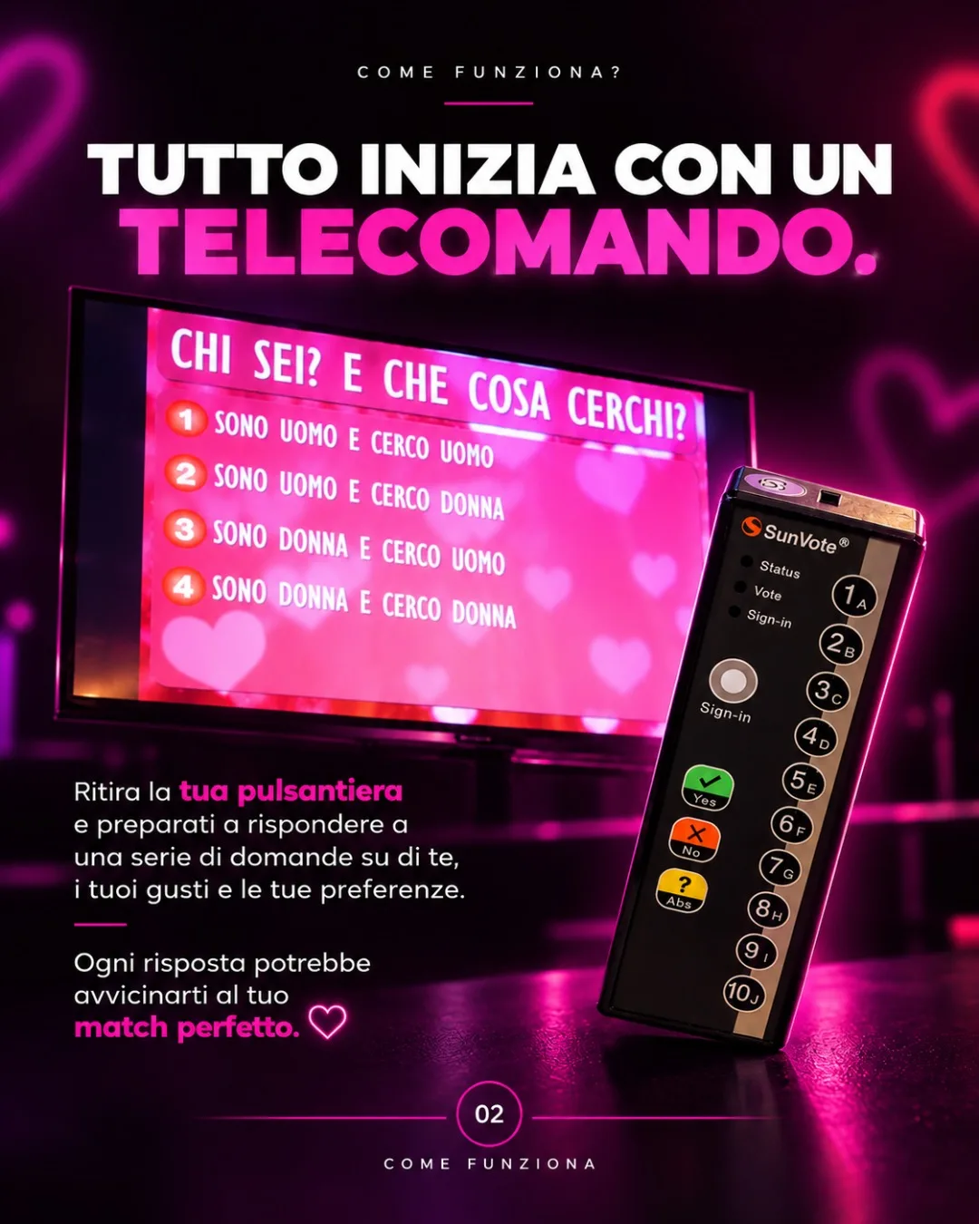 AI Love Match · l’algoritmo forma le coppie