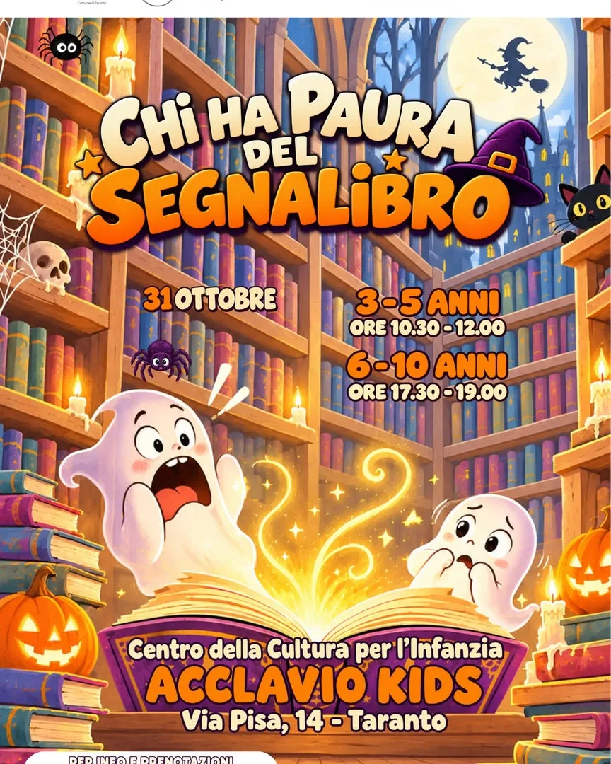 Chi ha paura del segnalibro? · laboratorio di Halloween